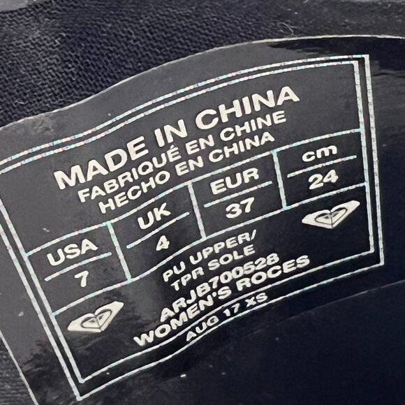 Roxy Womens Size 7 Black And Tan Floral Faux Vegan Leather Ankle‎ Boots Shoes - Picture 13 of 15